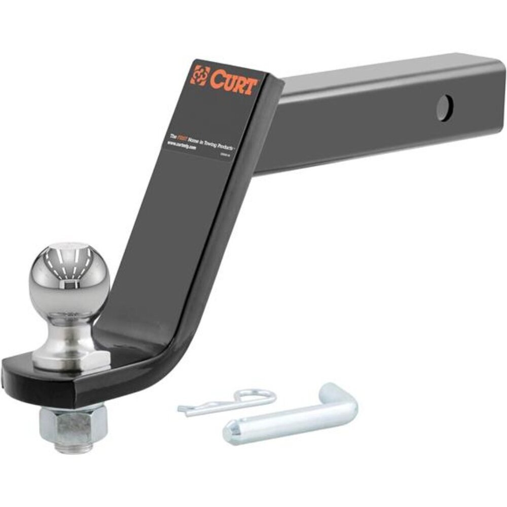 Lifted Truck Trailer Hitch Mount with 2-Inch Ball & Pin, Fits 2-in Receiver